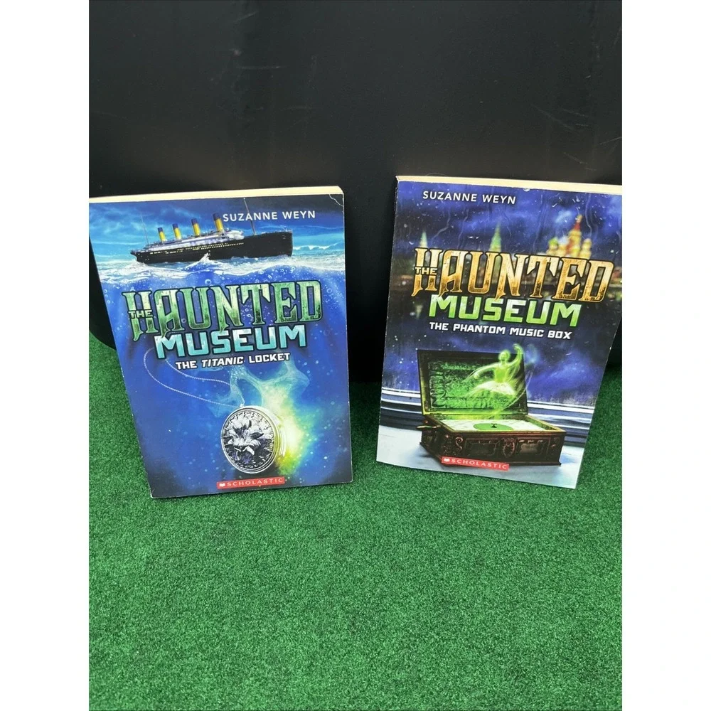 Lot of 8 Suspence Childrens Books Haunted Museum Creepover Rotten Apple Books